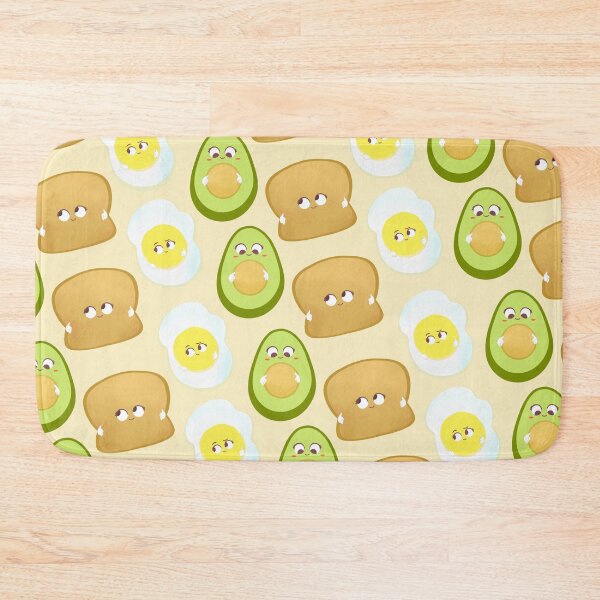 Item preview, Baby avocado toast pattern Illustration cream background designed and sold by Nadia  Ronquillo.