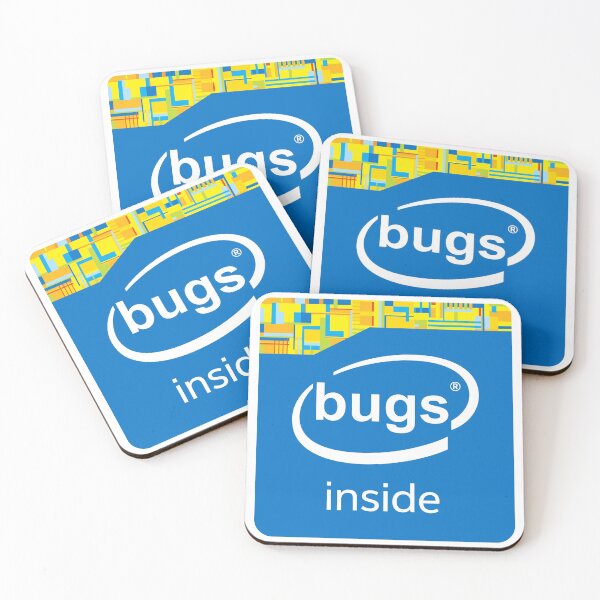 Item preview, Intel Bugs Inside Logo Meme designed and sold by ELKaito.