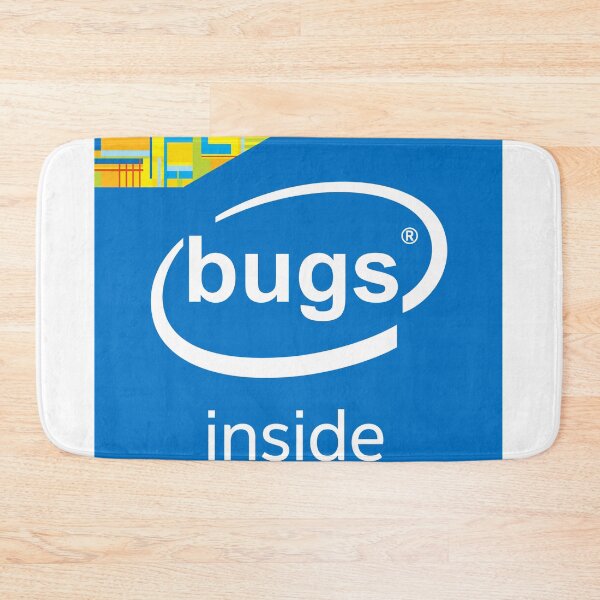 Item preview, Intel Bugs Inside Logo Meme designed and sold by ELKaito.