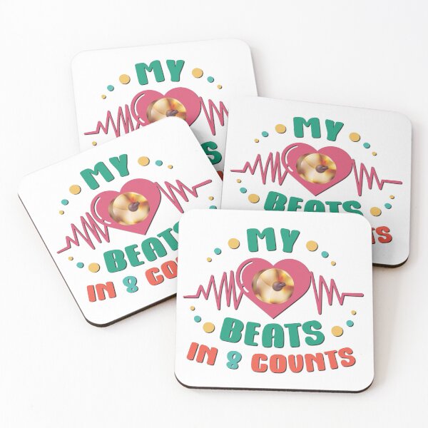 Item preview, My Heart Beats in 8 Counts - Cymbals designed and sold by BandMomDesigns.