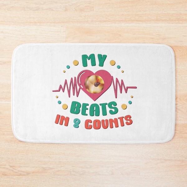 Item preview, My Heart Beats in 8 Counts - Cymbals designed and sold by BandMomDesigns.