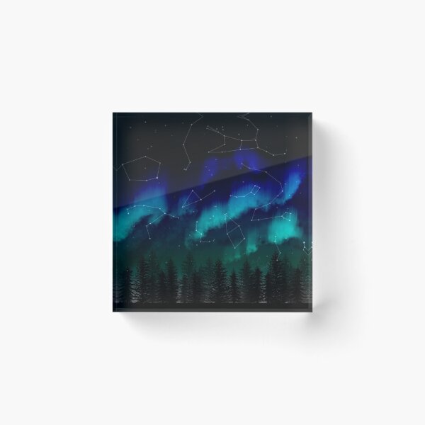 Item preview, Night sky - Northern lights designed and sold by Lyxy.