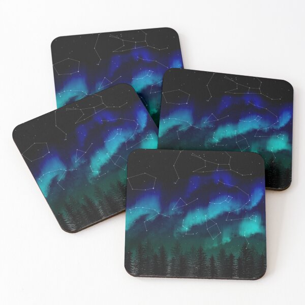 Item preview, Night sky - Northern lights designed and sold by Lyxy.