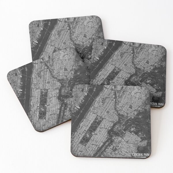 Item preview, Central Park New York 1947 old map designed and sold by drawspots.