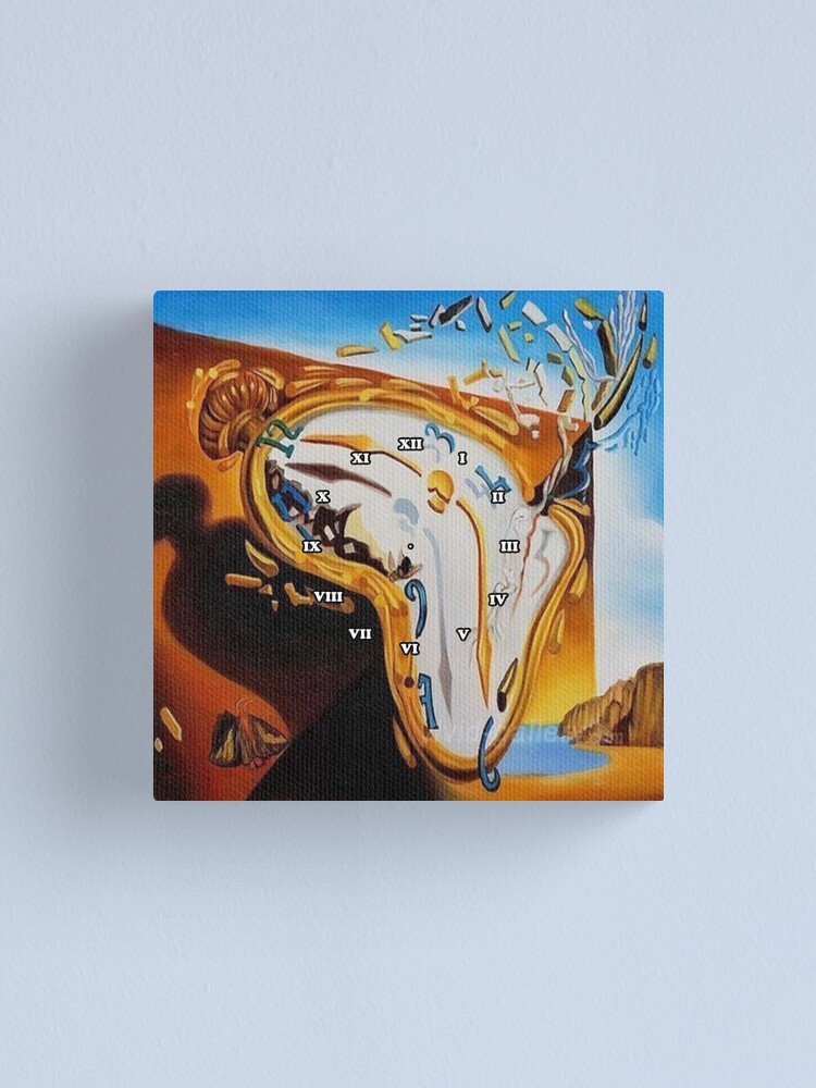 Alternate view of Salvador Dali Paintings Watches Canvas Print