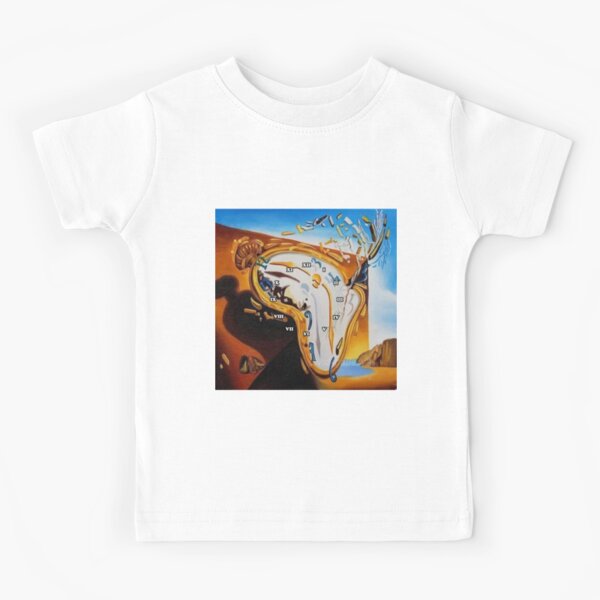 Salvador Dali Paintings Watches Kids T-Shirt