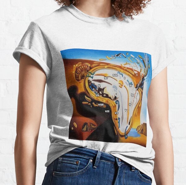 Salvador Dali Paintings Watches Classic T-Shirt