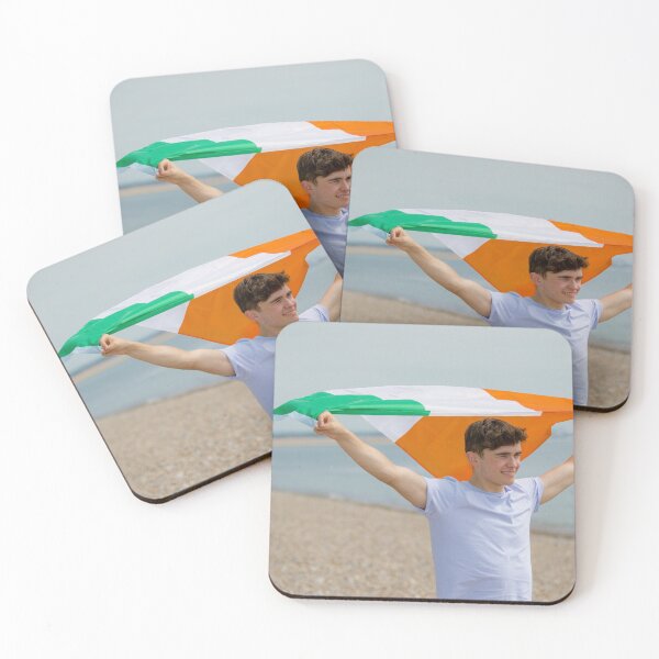 Item preview, A young man with the Irish Flag designed and sold by Ben Gingell.