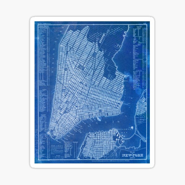 Artikel-Vorschau von New York Vintage alte Karte, designt und verkauft von drawspots.