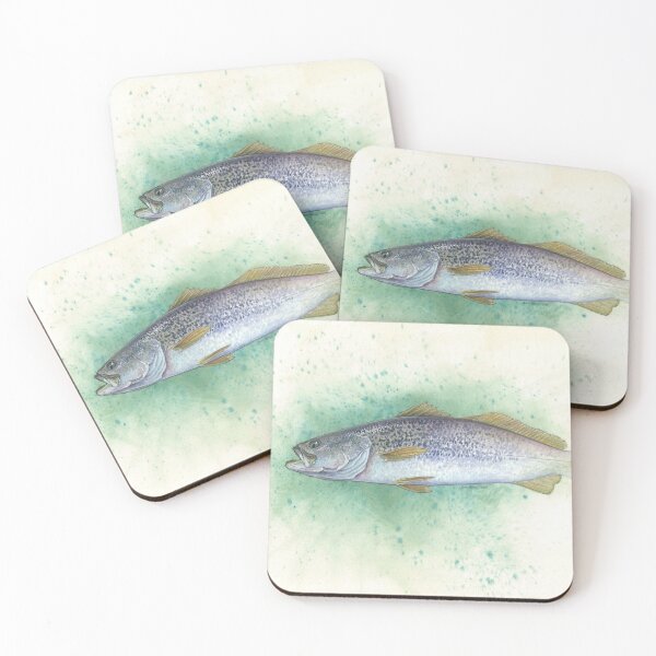 Item preview, Watercolor Weakfish designed and sold by bartgelesh.