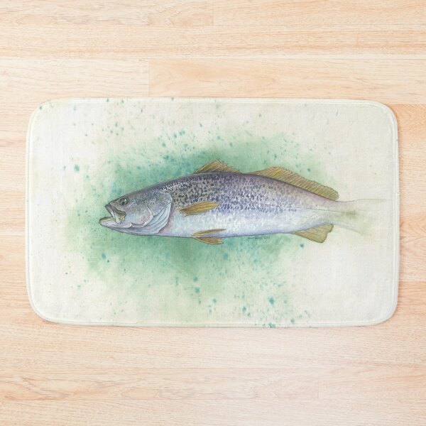 Item preview, Watercolor Weakfish designed and sold by bartgelesh.