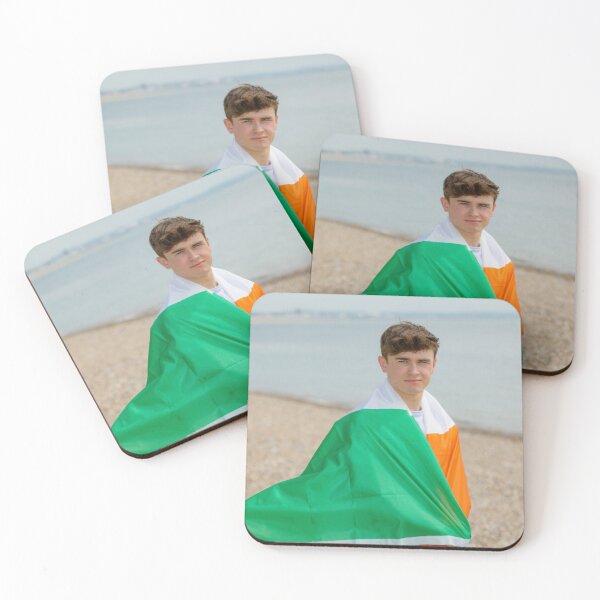Item preview, A young man with the Irish Flag designed and sold by Ben Gingell.