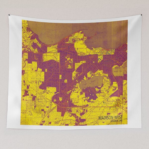 Item preview, Madison West Wisconsin 1959 designed and sold by drawspots.