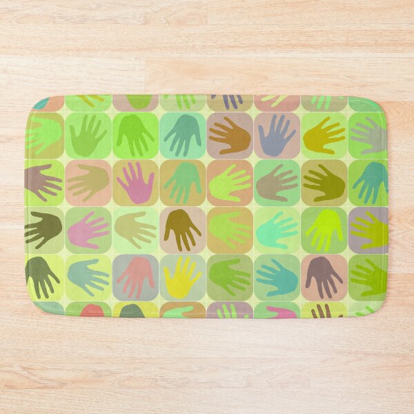 Item preview, Multicolored hands pattern designed and sold by Gaspar Avila.