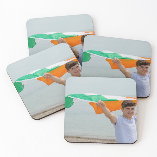 Item preview, A young man with the Irish Flag designed and sold by Ben Gingell.