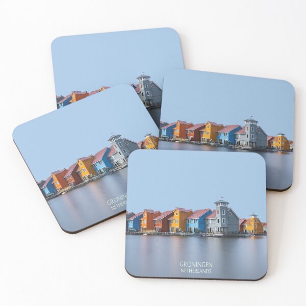 Item preview, Colorful Houses in Groningen, Netherlands designed and sold by creative-athome.