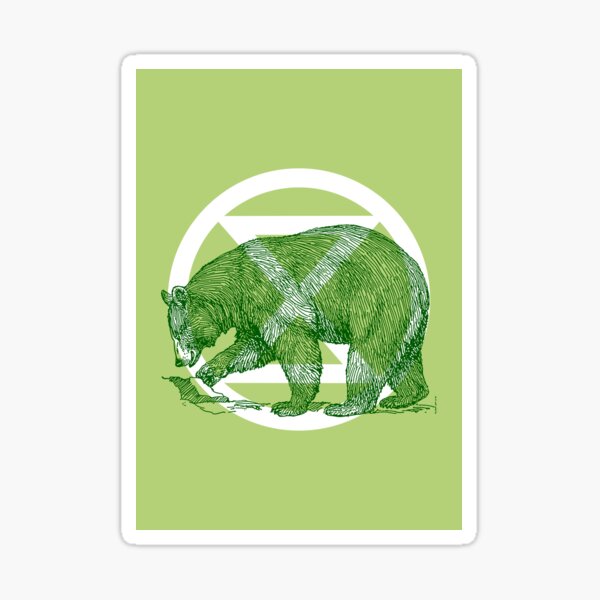 Extinction Rebellion - Bear Sticker