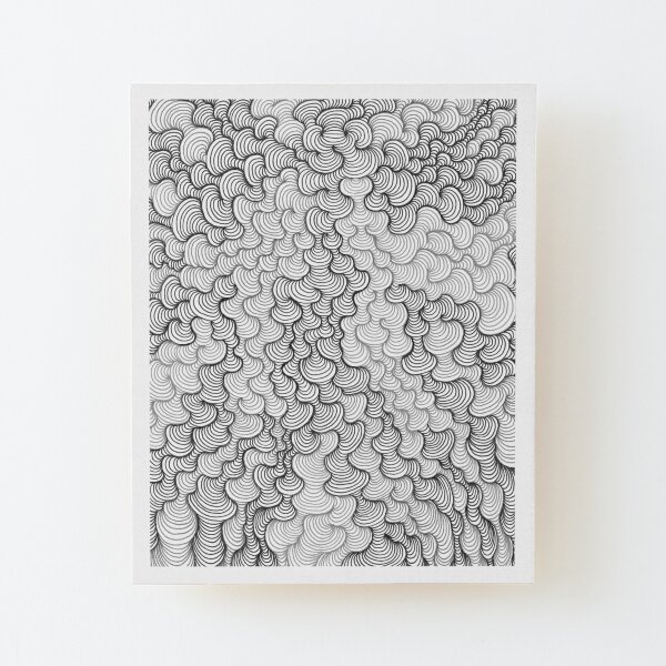 Schwerkraft-Kunstserie Aufgezogener Druck auf Holz