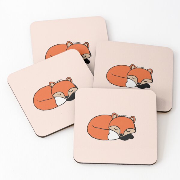 Item preview, Cute Sleepy Fox designed and sold by livinglyfree.