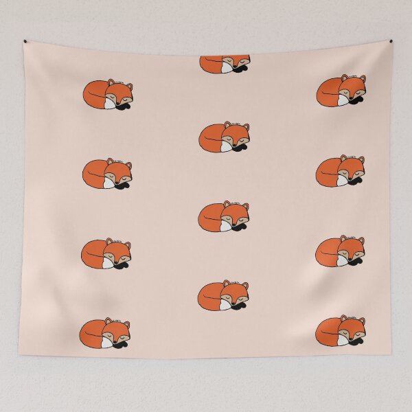 Item preview, Cute Sleepy Fox designed and sold by livinglyfree.
