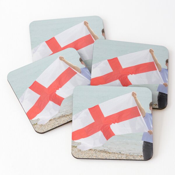 Item preview, A young man with the Flag of England, the cross of St George designed and sold by Ben Gingell.