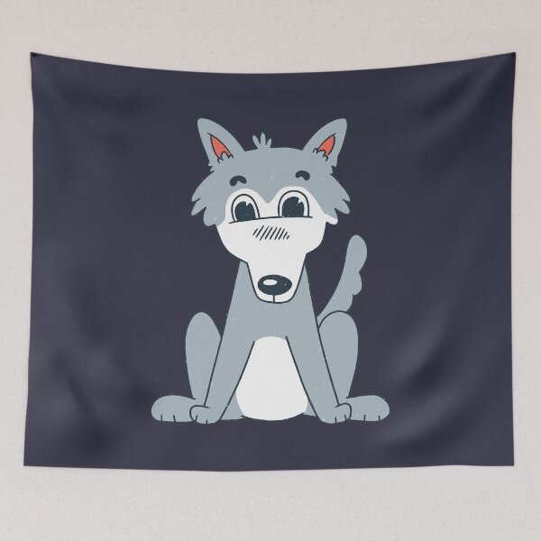 Item preview, cute wolf designed and sold by DerSenat.