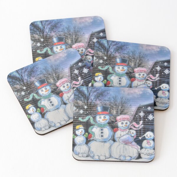 Item preview, Snowman Family designed and sold by Frankie Cat Photography.