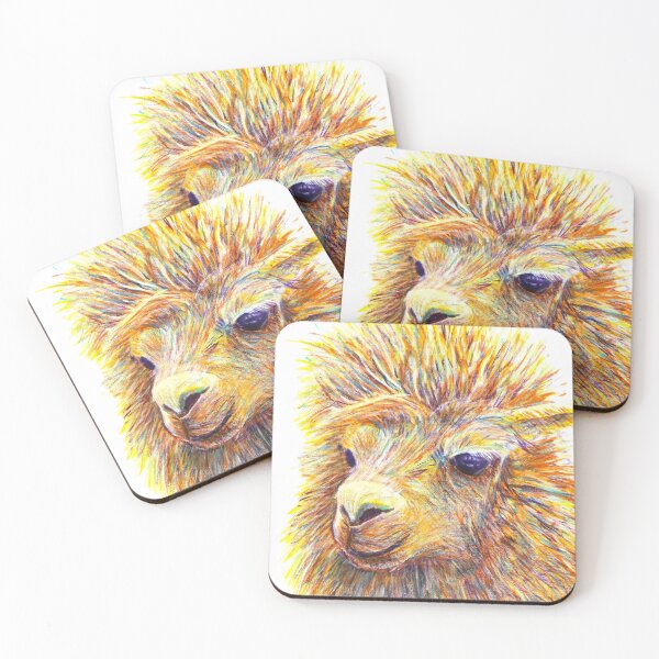 Item preview, Colorful Llama Art designed and sold by Kitslam Art.