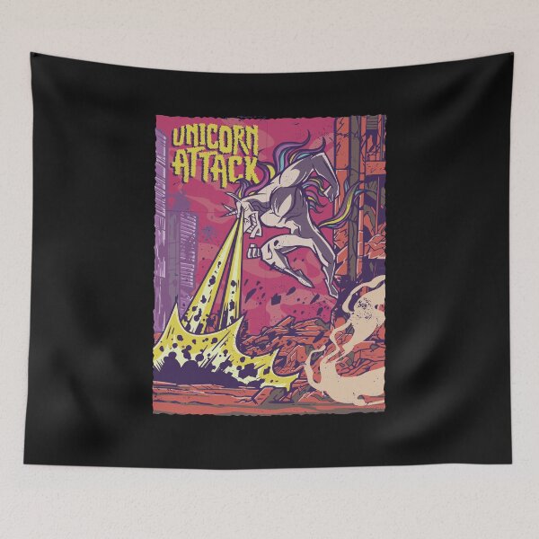 Item preview, Unicorn cartoon, unicorn superhero designed and sold by DerSenat.