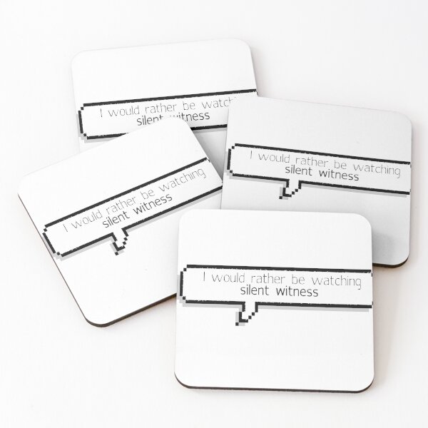 Item preview, I'd Rather Be Watching Silent Witness designed and sold by mynamemollyx.