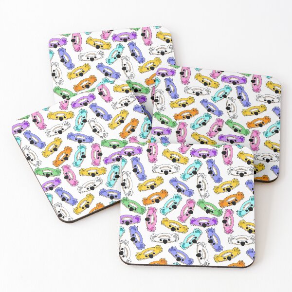 Item preview, Rainbow koalas donuts pattern designed and sold by rainbowcho.