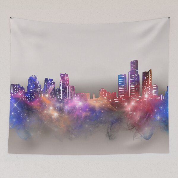 Item preview, detroit skyline designed and sold by BekimART2.