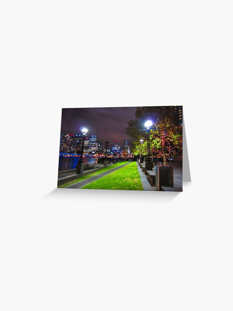 Thumbnail 1 of 2, Greeting Card, Yarra on the lawn designed and sold by farq.