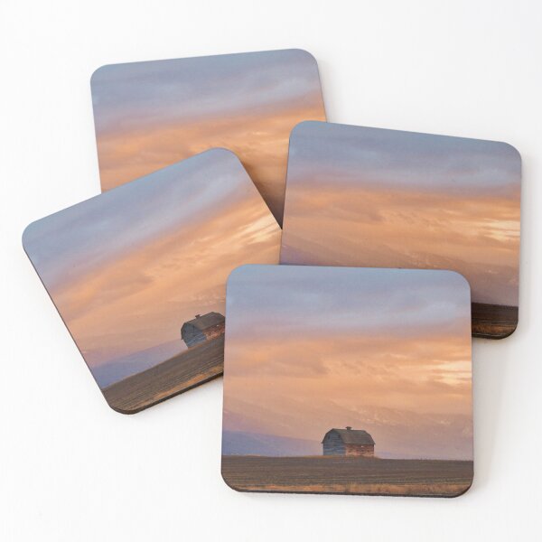 Sunset on the Mission Valley Coasters (Set of 4)