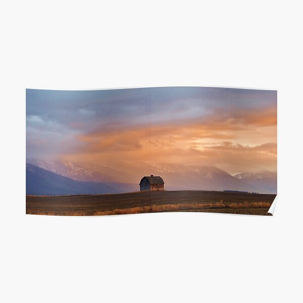 Sunset on the Mission Valley Poster