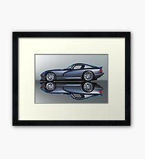 2000 Dodge Viper GTS VS4 'Mirror Image' Framed Print