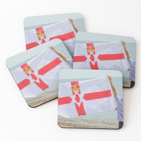 Item preview, A young man with the Flag of Northern Ireland designed and sold by Ben Gingell.