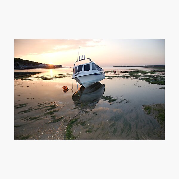 Item preview, Low tide at sunset, Devon designed and sold by Mark Curry.