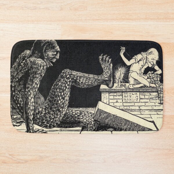 Item preview, Monster of folklore illustration designed and sold by Vintage Designs +.