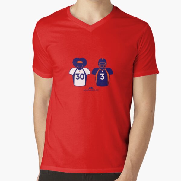 303 (Blue Jersey) V-Neck T-Shirt