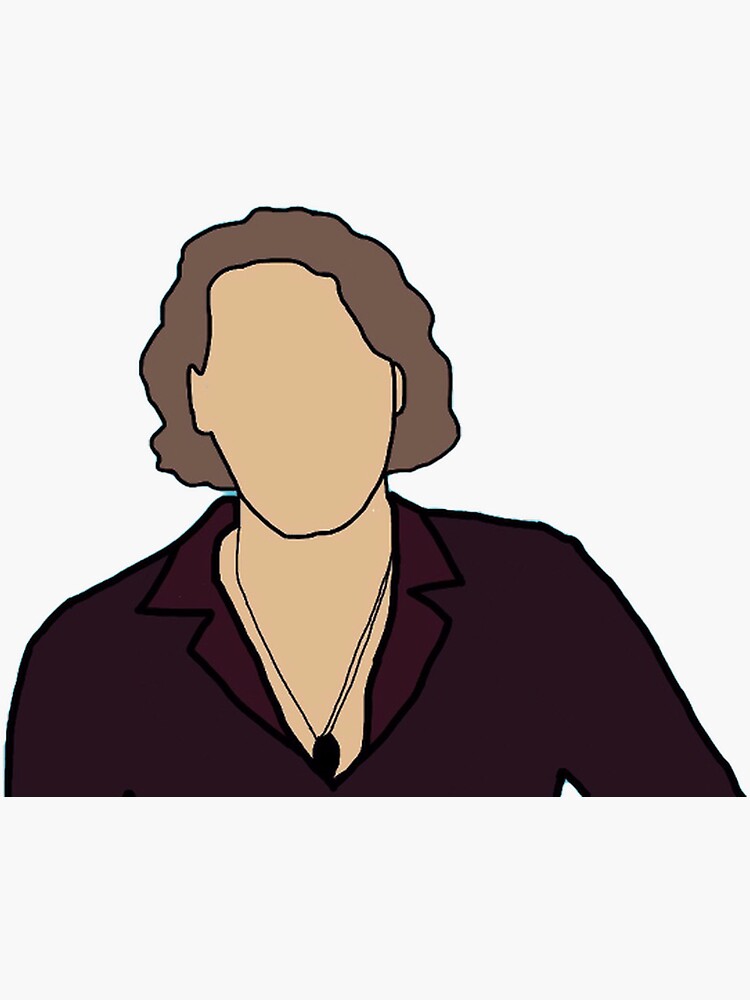 luke-5sos-outline-sticker-by-keirajshort-redbubble