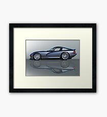 2000 Dodge Viper GTS VS0 'Reflections' Framed Print