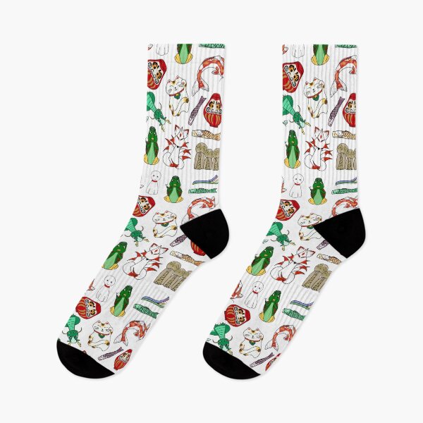 Item preview, Japanese folklore pattern designed and sold by rainbowcho.