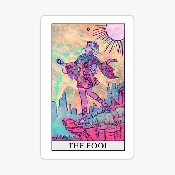 The Fool Tarot Sticker