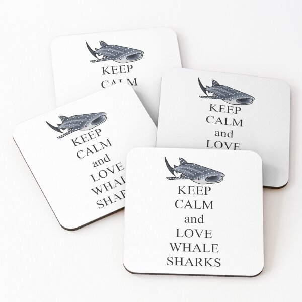 Item preview, Keep calm and love whale sharks designed and sold by rainbowcho.