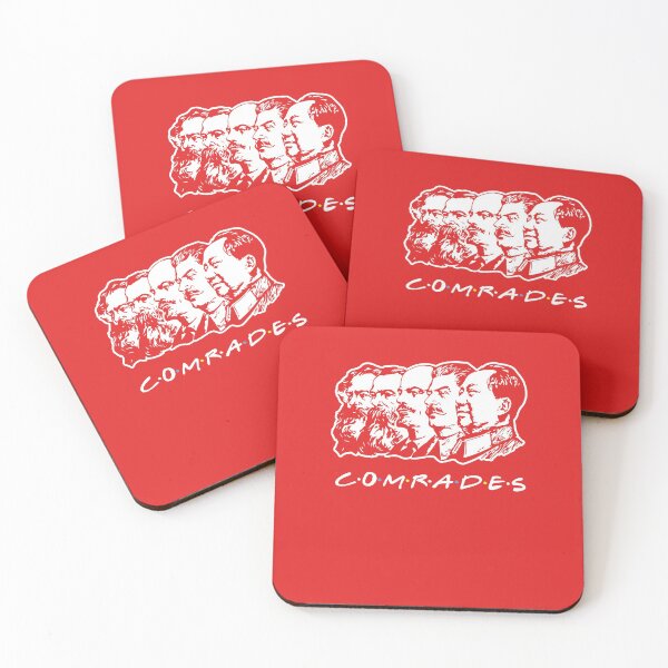 Communist Comrades Friends Coasters (Set of 4)