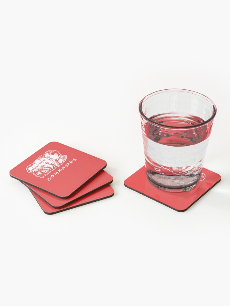 Alternate view of Communist Comrades Friends Coasters (Set of 4)