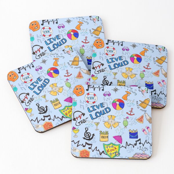 Item preview, The Rock Boat Music Cruise specialty pattern designed and sold by MelindaLedsome.