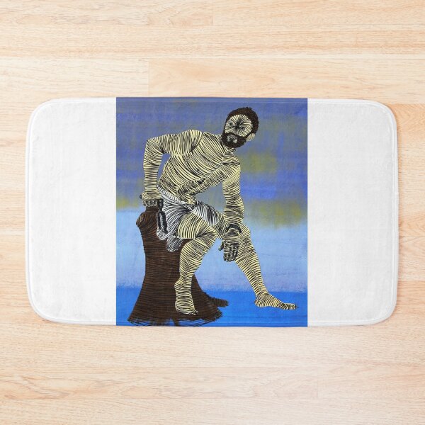 Item preview, Man Sitting On Stump By ArtGuru 9582 - Acrylic On Paper designed and sold by Art Guru.