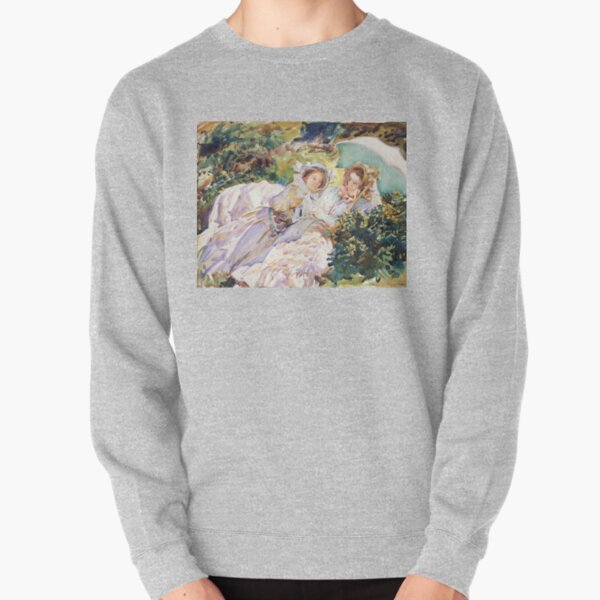 Simplon Pass The Tease by John Singer Sargent (1911) Pullover Sweatshirt